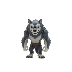 Figuras de Resina de PVC de Personajes 3D de Diseño Personalizado, Modelo de <span class=keywords><strong>Hombre</strong></span> <span class=keywords><strong>Lobo</strong></span> de Dibujos Animados, Adorno Decorativo - Product Image 2