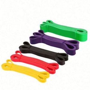 Bandes de Résistance Élastiques en Latex Naturel Personnalisables avec Logo, Vente en Gros, Respectueuses de la Peau, Durables et Portables pour l'Entraînement d'Étirement - Product Image 1
