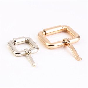 Hebilla de Cinturón Cuadrada de Metal Dorado Brillante, Accesorios Personalizados Jinming - Product Image 1