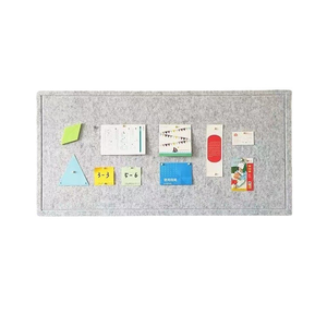 Grandes Décorations Murales Acoustiques en Feutre Rustique Effet <span class=keywords><strong>Tableau</strong></span> Noir - Pliables, Auto-adhésives, Légères et Élégantes - Product Image 4