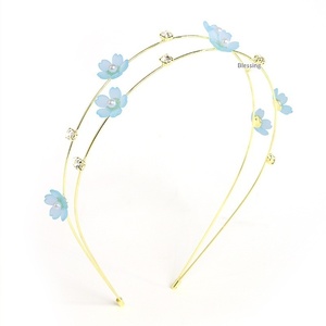 <span class=keywords><strong>Serre</strong></span>-têtes en métal pour femmes, bandeaux fins antidérapants <span class=keywords><strong>avec</strong></span> strass et perles, accessoires de cheveux de <span class=keywords><strong>mariée</strong></span> mignons pour femmes et filles - Product Image 4
