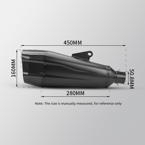 Modification de Système d'Échappement Complet pour <span class=keywords><strong>TMAX</strong></span> TMAX560 2017-2023 avec Adaptateur 51mm, Pot d'Échappement Moto Amélioré - Product Image 2
