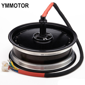 Moteur de moyeu de roue haute puissance 13 pouces 2000-5000W sans balais étanche pour moto et véhicule YM-273 - Product Image 1