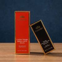 Boîte en carton blanc élégante pour cosmétiques, emballage pliable personnalisé imprimé pour produits de beauté et soins de la peau