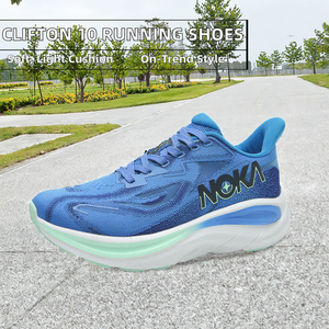 Chaussures de marche légères à lacets Clifton 10 pour hommes et femmes, à bout ouvert, avec semelle extérieure en caoutchouc amortissant et empeigne en maille, tendance mode - Product Image 2