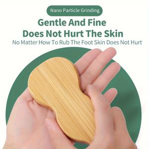 Râpe à pieds en verre avec manche en bois, pour éliminer les peaux mortes, outil de pédicure domestique, grattoir pour talons et semelles, durable - Product Image 4