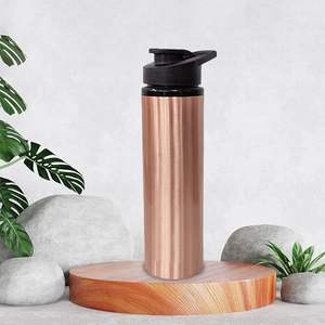 Leak Proof Sipper Industries <b>Copper</b> <b>Water</b> <b>Bottle</b> with Sipper 750ml for Home Office from Indian Supplier - Product Image 1