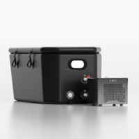 Icegalax Nouvelles Tendances Stock US Baignoire Glacée Gonflable avec Refroidisseur de Bain à Froid, Filtre et Support Wi-Fi pour Thérapie par le Froid