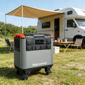 Station d'alimentation portable BIGINVERTER 5000W 5000Wh pour camping-car, auvent, cuisine et voyages en plein air - Product Image 1