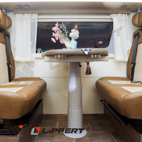 Pied de table réglable MOBORV pour camping-car, rotation à 4 voies, support de mobilier pour caravane et fourgon aménagé