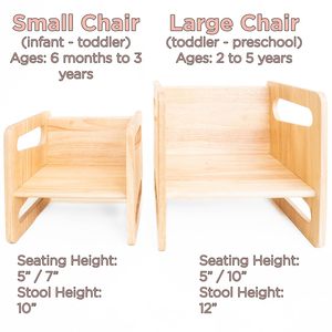 Ensemble table et chaise Montessori en bois massif pour tout-petits, meubles pour enfants en bois véritable - Product Image 4