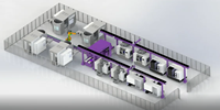 Ligne de traitement entièrement automatique Tsingziwa à haute précision avec robot portique CNC, contrôle PLC, multi-machines, fonctionnement 24/7 sans surveillance