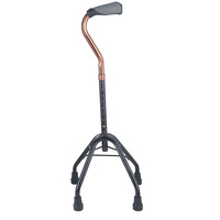 Poignée ergonomique légère, bâton de marche réglable pour les handicapés et les personnes âgées, bâton d'aide à la marche avec une grande Base