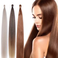 Cheveux à Tresser 100% Fibre Kanekalon Futura, Lisses et Soie, Ignifuges et Résistants à la Chaleur, Extension de Cheveux à Tresser Extra Lisses