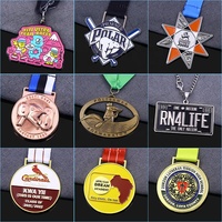 Fabricant de médailles sportives personnalisées Technique de casting pour la course à pied Natation Football Champions Medals Custom