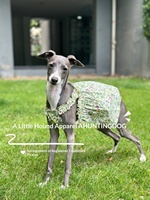 Robe d'été courte à fleurs pour lévrier italien, tissu léger tout en coton, vêtements pour whippet