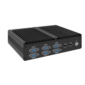 Mini PC industriel X86 sans ventilateur H16 I3 7100U I5 8250U I7 8550U avec 4 ports RS232, 2 ports RS485, <span class=keywords><strong>6</strong></span> ports COM, DDR4, 4 ports 1G I211, Centos embarqué - Product Image 5