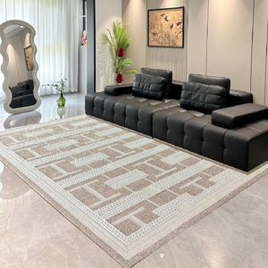 <span class=keywords><strong>Tapis</strong></span> moderne et minimaliste de luxe <span class=keywords><strong>2x3m</strong></span> NZ en laine, bambou et soie, tufté à la main, bouclé à la machine pour la décoration intérieure en stock - Product Image 1