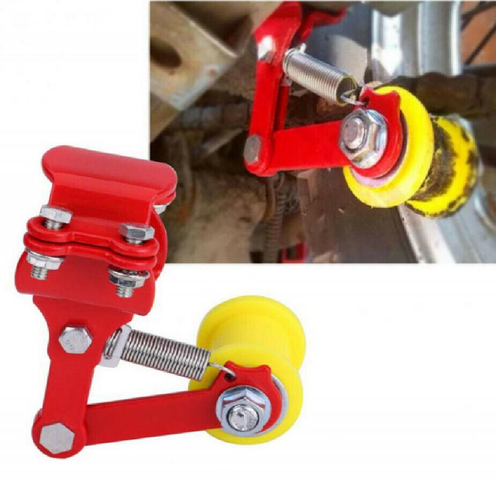 Rullo Tendicatena Moto 8mm Universale - Nylon Con Cuscinetti Per Dirt Bike, Pit Bike E ATV (Blu) - Foto 4