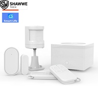 Sistema de Alarma Inalámbrico para el Hogar Tuya Smart de 433 MHz, Portátil, WiFi, GSM