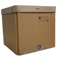 Conteneur IBC en papier de 1000 L avec coussin chauffant pour l'emballage de liquides HFCS