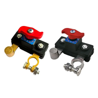 Interrupteur de coupure de batterie double tension 12V 24V pour voiture, structure en alliage de zinc, déconnexion du pôle négatif, bouton sans outil, conception PCB