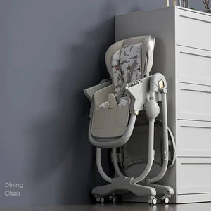 Multi-function Baby Products High Chair Baby Feeding Adjustable Dining Chair Baby High Chair with Feeding Tray for <strong>Newborns</strong> - Product Image 3