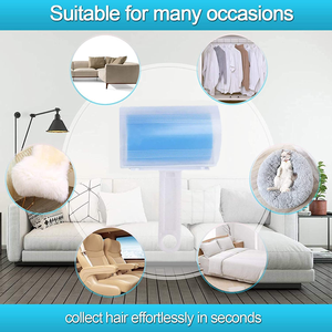 Reusable Sticky Manual Pet Hair Remover Gel Lint <b>Roller</b> Easy Home Cleaning <b>Tool</b> for Cats Dogs Furniture Couch Carpet Dusty - Product Image 4