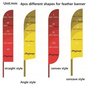 Drapeau de plage en plumes publicitaire extérieur, livraison gratuite - Product Image 6