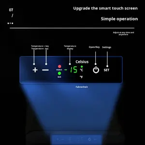 Compresseur de réfrigérateur électrique pour voiture, camion, usage domestique et extérieur, <span class=keywords><strong>12V</strong></span>/24V, congélation et réfrigération mobile - Product Image 4