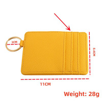 Dompet Kartu Tipis Kulit PU Berkualitas Tinggi Grosir, Tempat Kartu Kredit & ID, Desain Mewah Berkualitas Tinggi, Dompet Kartu Kulit Pria Wanita
