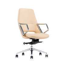 Chaise de bureau secrétaire rembourrée moelleuse ergonomique en maille de luxe à dossier haut