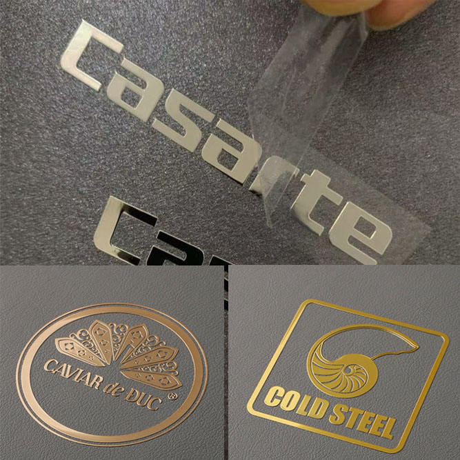 Transfert en métal de cuivre/nickel (métallique/aucune colle sur le bord/minuscule)