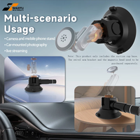 Support de caméra à ventouse personnalisé de 3 pouces, usiné avec précision par CNC, pour la prise de vue vidéo avec caméra d'action
