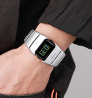Jam Tangan Digital Mewah Model 2722 Skmei Tahan Air Terlaris 2026, Produsen Jam Tangan Olahraga Luar Ruangan Unisex dengan Alarm