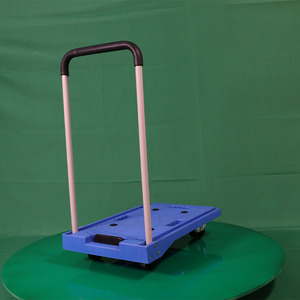 Camión de mano plegable multiusos PH1009B <span class=keywords><strong>60kg</strong></span> Capacidad Pb Revestimiento en polvo libre Marco de acero duradero Ruedas de PU de 4 pulgadas - Product Image 1