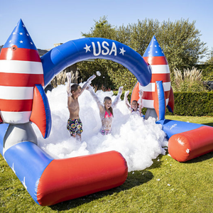 Fiesta comercial al aire libre alquiler cumpleaños inflable Bubble <span class=keywords><strong>Park</strong></span> EE. UU. para niños y adultos - Product Image 3