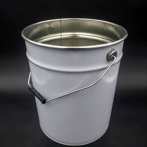 Mejor Calidad 27 litros de diámetro. Bidones cónicos de hojalata de 292 x 445 mm con tapa de orejeta o tapa con cierre de anillo, aptos para productos a base de solventes. - Product Image 1