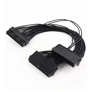 Dual PSU Power Supply Extension Cable for 24 pin Power cable