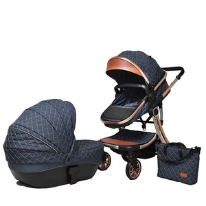 22 Hot Bán Sang Trọng Trọng Lượng Nhẹ Gấp 3-Trong-1 Trứng Thiết Kế Xe Đẩy Em Bé Với Ghế Xe Chiều Cao Có Thể Điều Chỉnh Cho Trẻ Em - Product Image 4