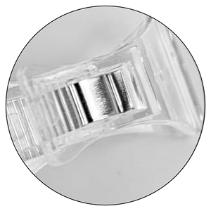 Clips de soporte de exhibición de precio de producto, soporte de etiqueta de precio de plástico transparente, Clips de soporte de precio POP de plástico transparente - Product Image 4