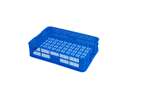 Caisses en plastique empilables de panier de chiffre d'affaires de fruits et légumes frais de boîte solide de HDPE pour le stockage