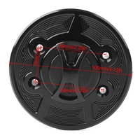 Couvercle de réservoir de carburant de moto, protecteur de carénage, bouchon de carburant modifié pour S1000RR 10-16 S1000R 14-16 HP2 SPORT 08-11