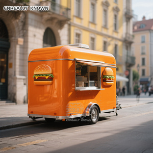 OEM Foldable Mobile Bar <b>Folding</b> Car Trailer Food Hot Dog Cart - Product Image 4