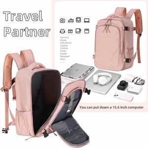 Sac à dos de voyage approuvé par les compagnies aériennes pour femmes et hommes, grand et multifonctionnel avec compartiments séparés pour les chaussures - Product Image 4