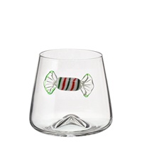 SAMYO Vente en gros de verres en borosilicate haute résistance de 400 ml, verres à eau en verre 3D fantaisie pour les fêtes de Noël