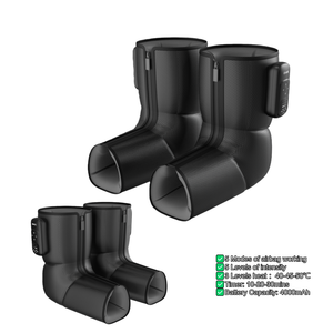 Masseur de compression d'air pour mollets et pieds Healthpal FE-7199, 4,5 L, 5 modes, 5 intensités, 3 niveaux de chaleur, rechargeable par USB - Product Image 1