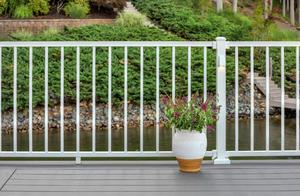 階段とフェンス用のモダンなデザインの屋外亜鉛メッキ鋼製手すり炭素鋼製バルコニー手すり - Product Image 4