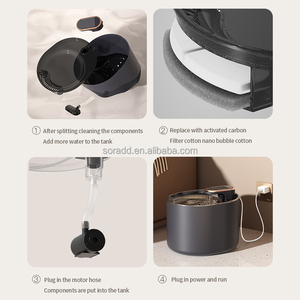 2025 accessoires de distributeur d'eau intelligent <span class=keywords><strong>pour</strong></span> animaux de compagnie de grande capacité filtrage automatique <span class=keywords><strong>chat</strong></span> et chien 3L fontaine d'eau - Product Image 4