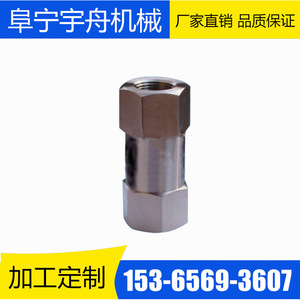 วาล์วกันกลับแบบแยกส่วนยี่ห้อ Yuzhou Machinery ทำจากสแตนเลส 304 เกลียวใน พร้อมซีลยาง สำหรับสถานีไฟฟ้า - Product Image 3